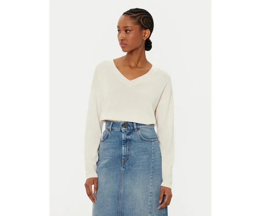 obrazek 1 Weekend Max Mara Sweter Rania 2515361051 Écru Regular Fit