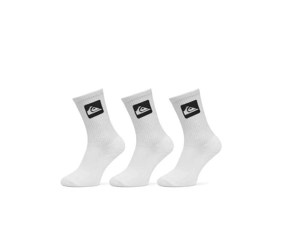 obrazek 1 Quiksilver Zestaw 3 par wysokich skarpet unisex EQYAA04071 Biały