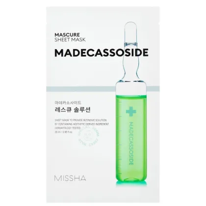 Zdjęcie Missha Mascure Rescue Solution Maska w płachcie z madekasozydem 28 ml