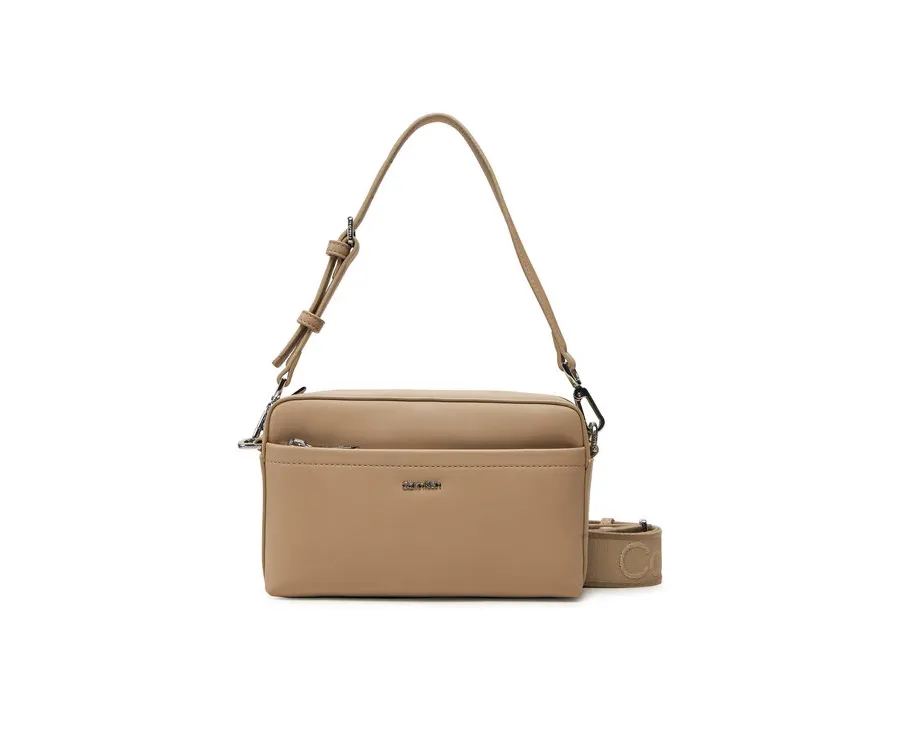 obrazek 1 Calvin Klein Torebka Ck Must Convertible Camera Bag K60K612901 Beżowy