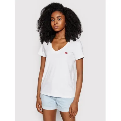 Zdjęcie Levi's® T-Shirt Perfect V-Neck Tee 85341-0002 Biały Regular Fit