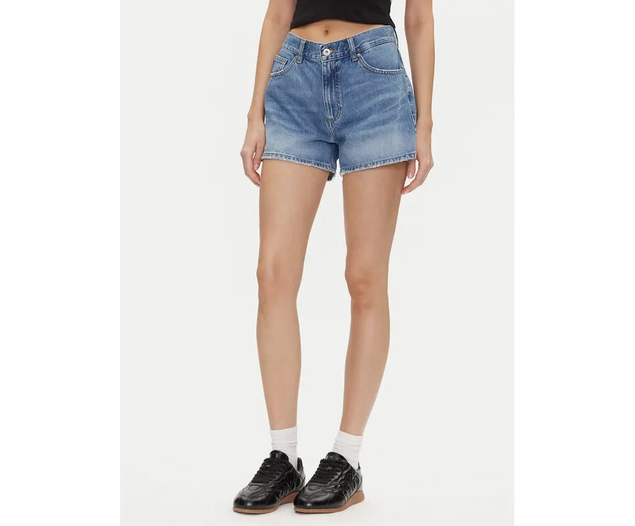 obrazek 1 HUGO Szorty jeansowe Gimusa_B 50540565 Niebieski Relaxed Fit