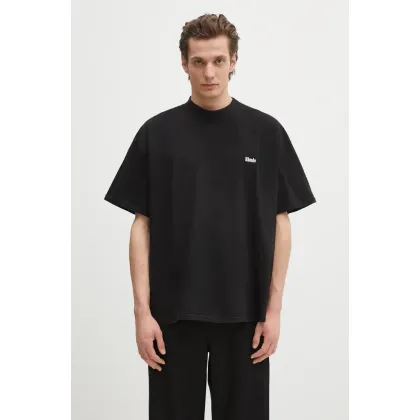 Zdjęcie RHUDE t-shirt bawełniany Classique męski kolor czarny gładki RHPS25TT16012