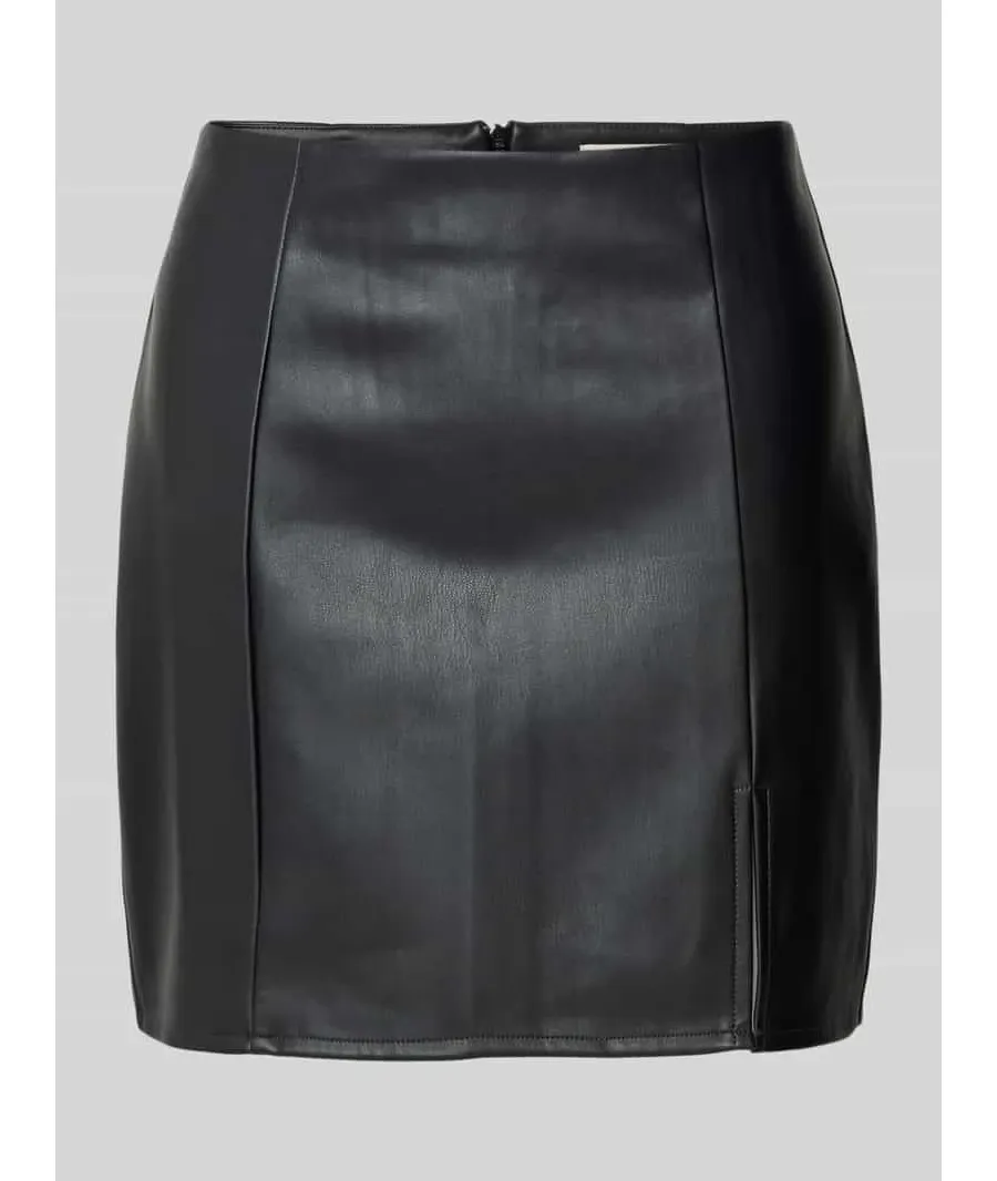 obrazek 1 Spódnica mini z imitacji skóry model ‘LENI’