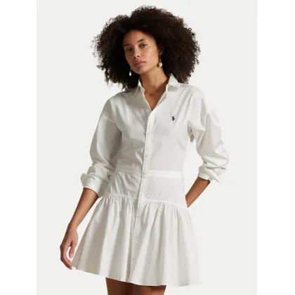Zdjęcie Polo Ralph Lauren Sukienka koszulowa 211965856001 Biały Regular Fit