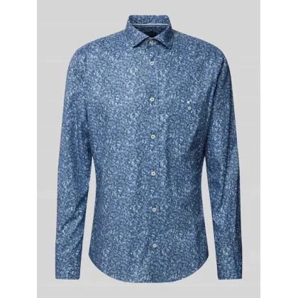 Zdjęcie Koszula biznesowa o kroju slim fit z kołnierzykiem typu kent