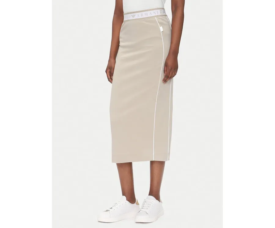 obrazek 1 EA7 Emporio Armani Spódnica midi 7W000279 AF12501 U6155 Beżowy Regular Fit