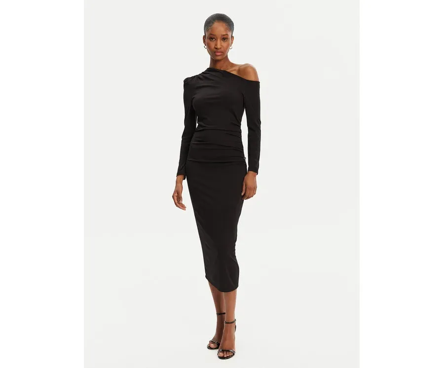 obrazek 1 Rinascimento Sukienka koktajlowa CFC0122524003 Czarny Slim Fit