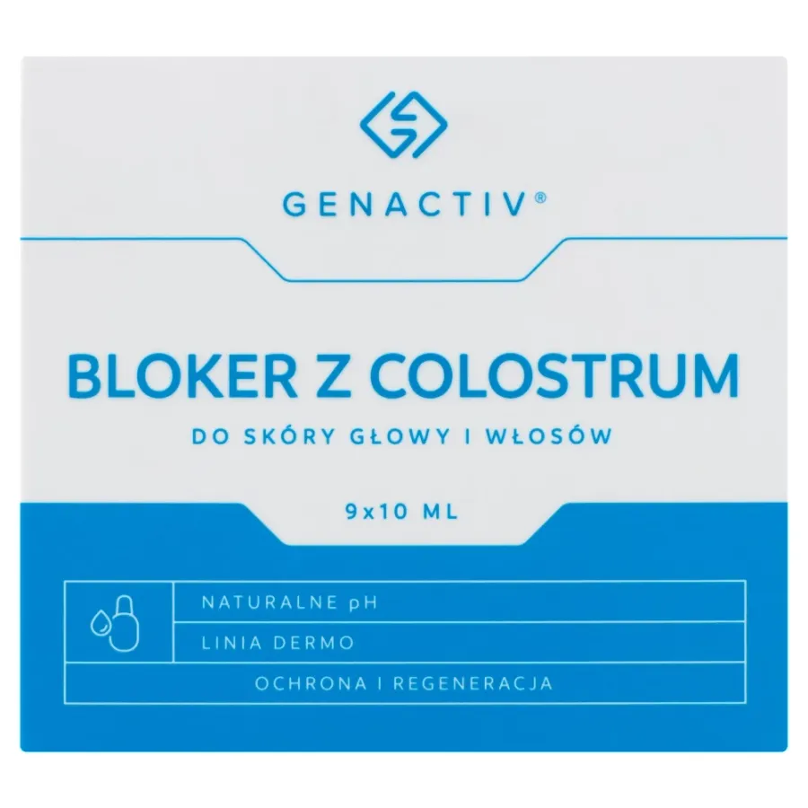 obrazek 1 Genactiv Bloker z colostrum do skóry głowy i włosów