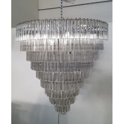 Zdjęcie Luksusowy żyrandol z przezroczystego szkła Murano - Il Paralume Marina