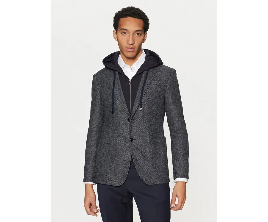 obrazek 1 JOOP! Jeans Kurtka przejściowa 15 JJB-18Hoodney-J15 30045021 Granatowy Slim Fit