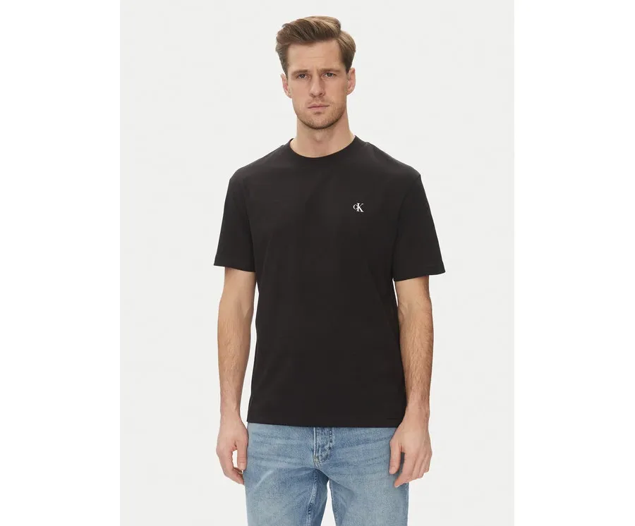obrazek 1 Calvin Klein Jeans T-Shirt Painted J30J327523 Czarny Regular Fit
