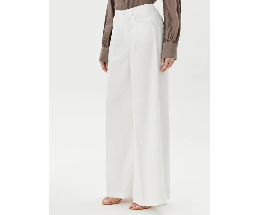 obrazek 1 ViCOLO Jeansy DD5043 Biały Wide Leg