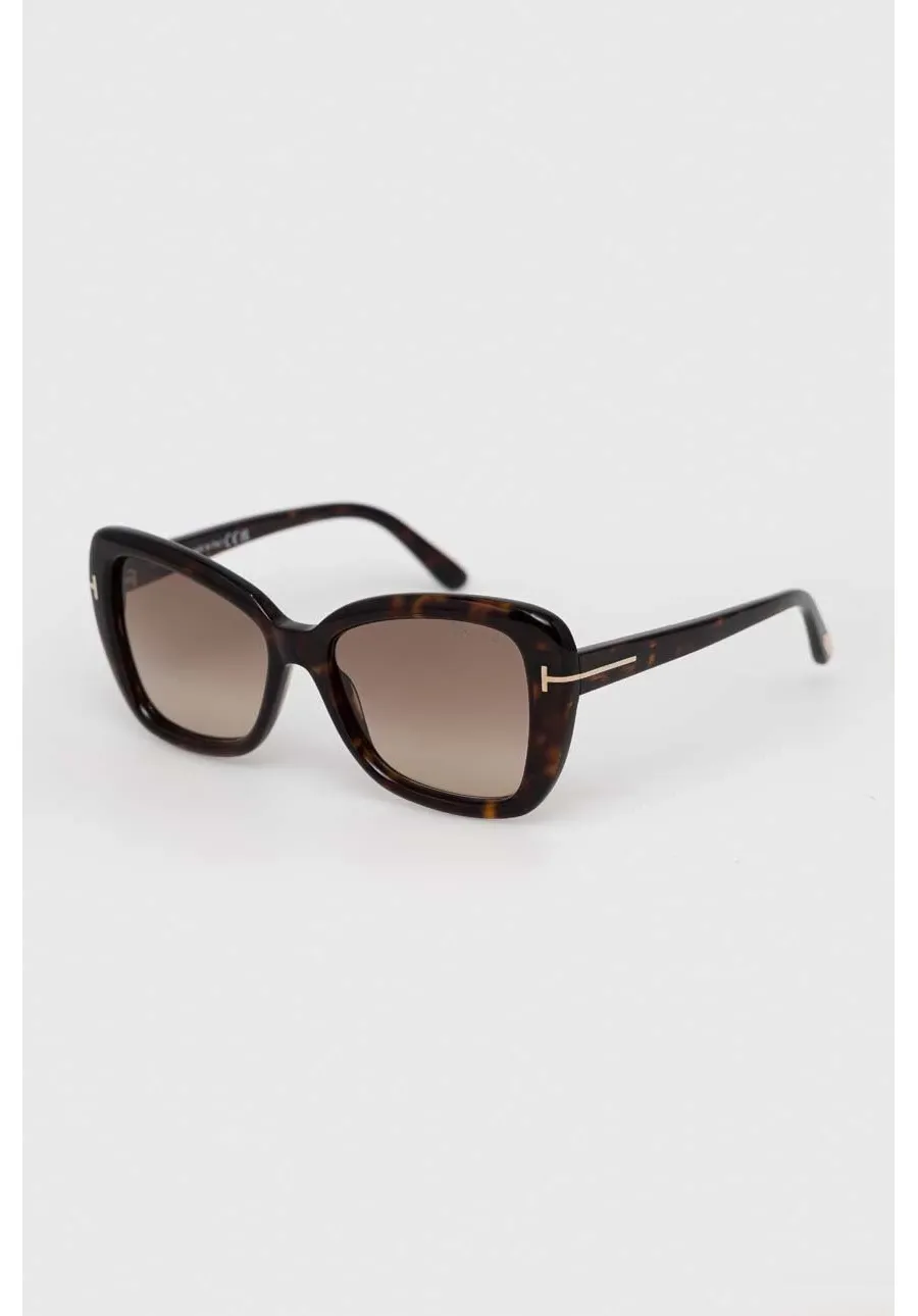 obrazek 1 Tom Ford okulary przeciwsłoneczne damskie kolor brązowy
