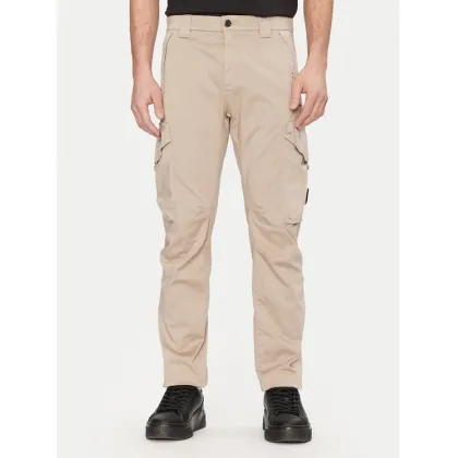 Zdjęcie C.P. Company Spodnie materiałowe 18CMPA058A005694G Khaki Regular Fit
