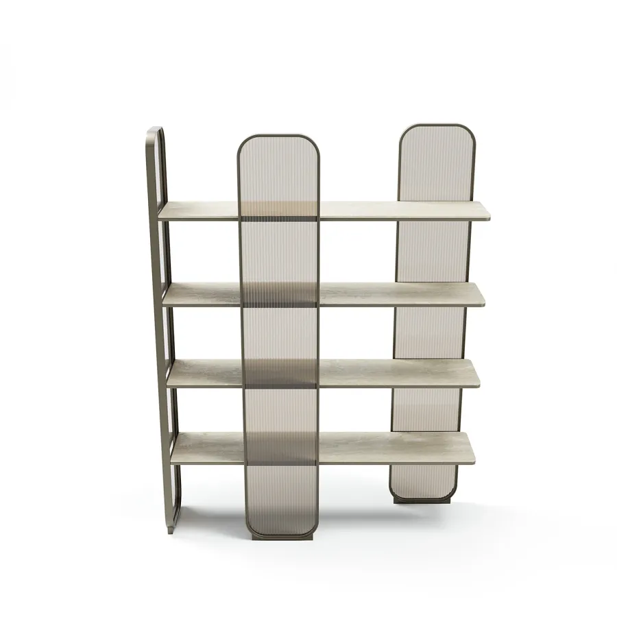 obrazek 9 Wyjątkowa biblioteczka w stylu modernistycznym do salonu lub gabinetu - prosto z Włoch