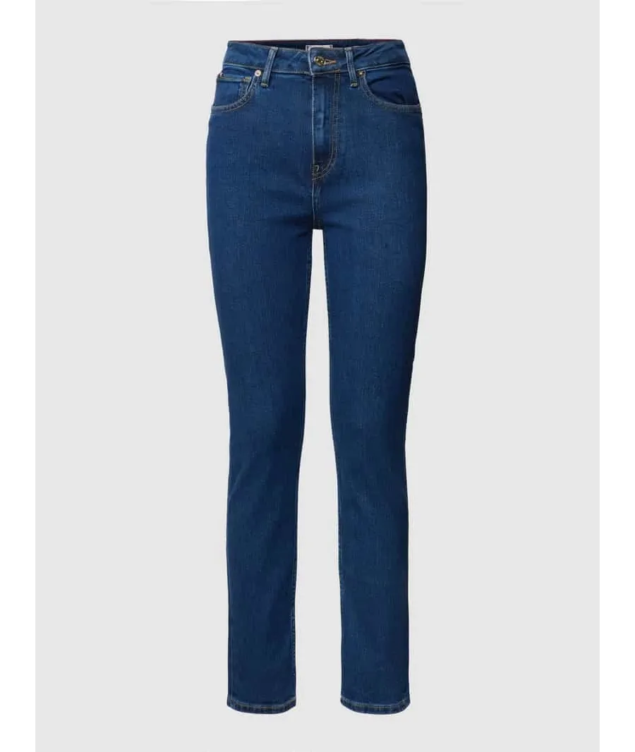 obrazek 1 Jeansy z wysokim stanem o kroju slim fit z dodatkiem streczu