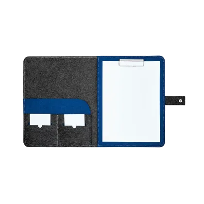 Zdjęcie Usztywniane etui na notes z mechanizmem do mocowania kartek i kieszeniami