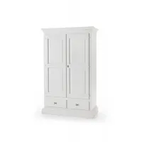 Picture Wardrobe with 2 doors and a lacquered drawer complete with a clothes rail - Zanini