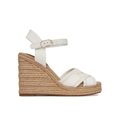 Zdjęcie Tommy Hilfiger Espadryle Tommy Hilfiger Espad High Wedge FW0FW08668 Écru