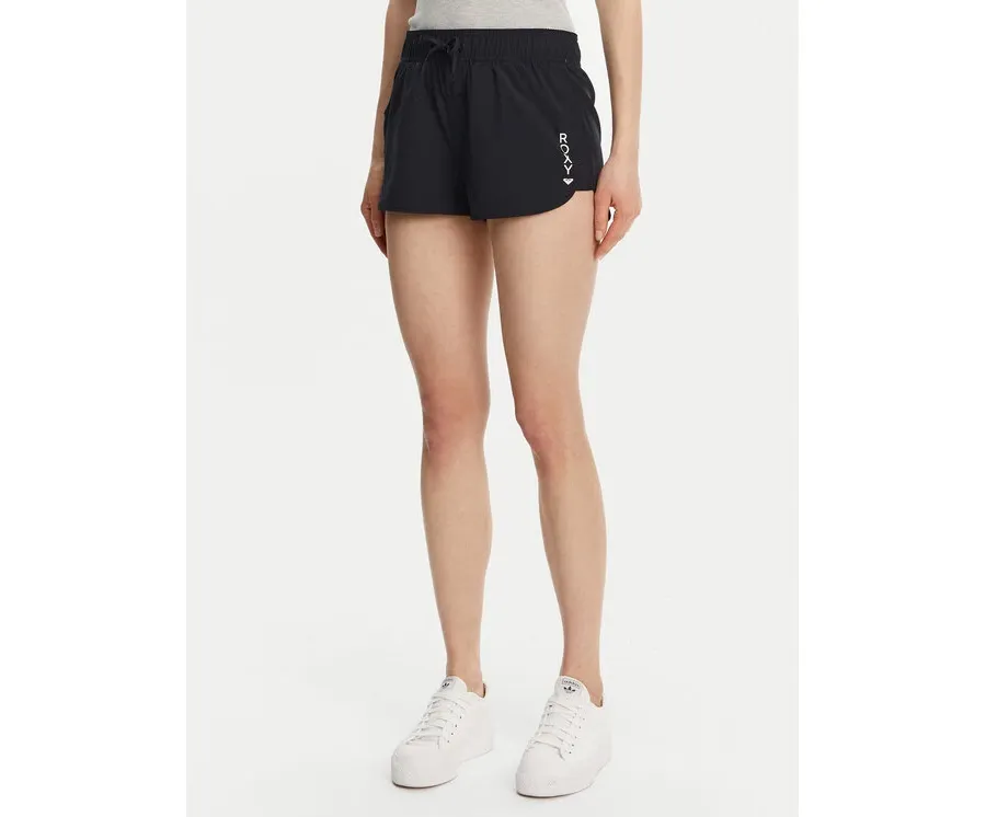 obrazek 1 Roxy Szorty sportowe ERJBS03298 Czarny Regular Fit