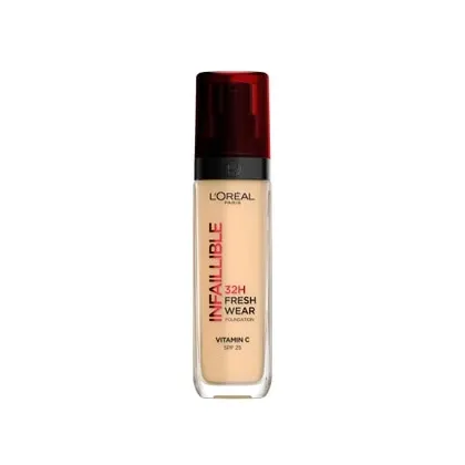 Zdjęcie L'Oréal Paris Infaillible 32H Fresh Wear Podkład w płynie 30 ml Nr. 125 - Natural Beige