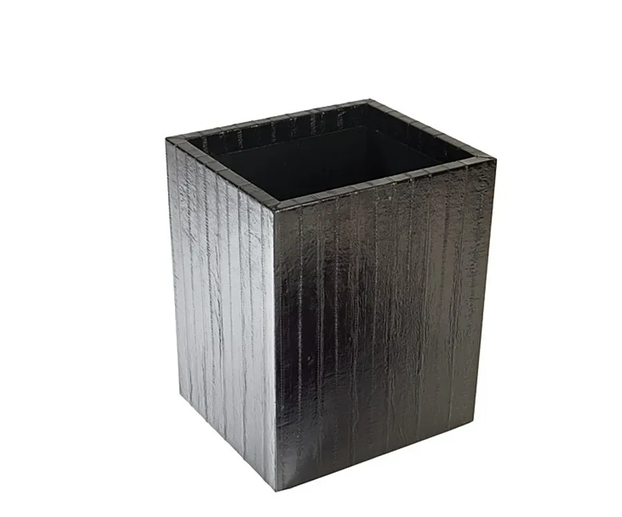 obrazek 1 Stylowy czarny kosz na makulaturę