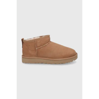Zdjęcie UGG Classic Ultra Mini śniegowce kolor brązowy 1116109-CHE