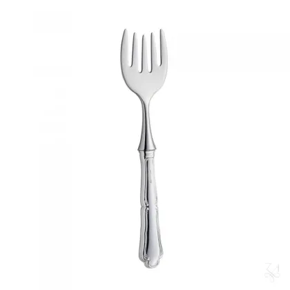 Zdjęcie Pięknie zdobiony srebrny widelec do panettone z Włoch - Zaramella Argenti