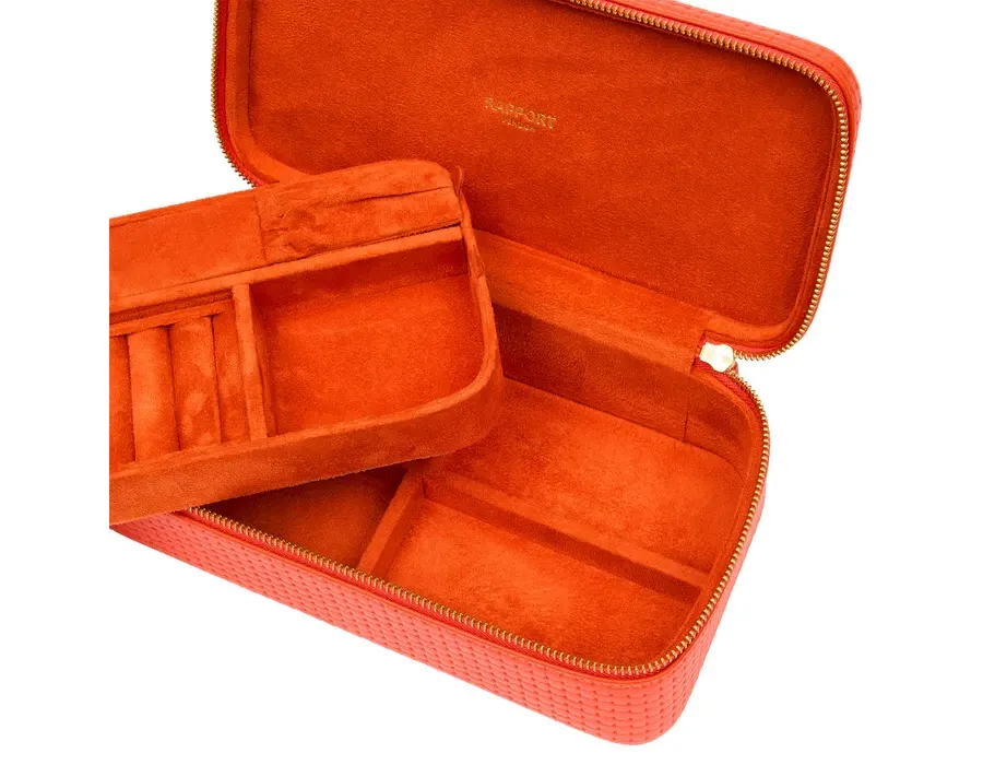 obrazek 6 Pomarańczowe pudełko na biżuterię