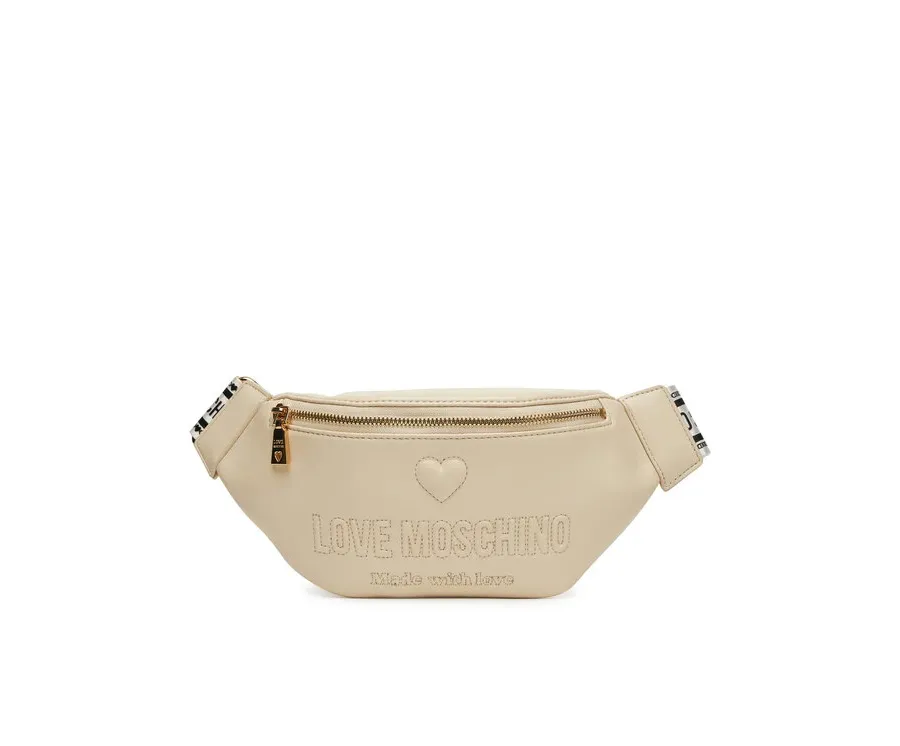 obrazek 1 LOVE MOSCHINO Saszetka nerka JC4223PP0MKF0110 Écru