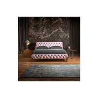 Picture Luxurious, Stylish Bed Upholstered in Velvet - Bamax