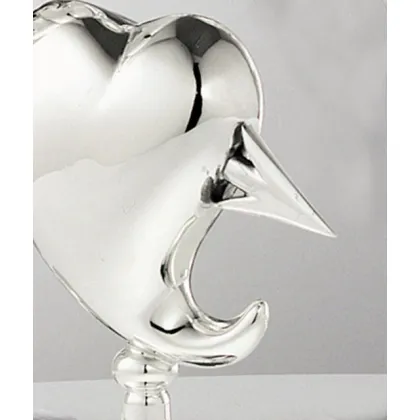 Picture Stylish vase made of silver - pierced heart - Pampaloni