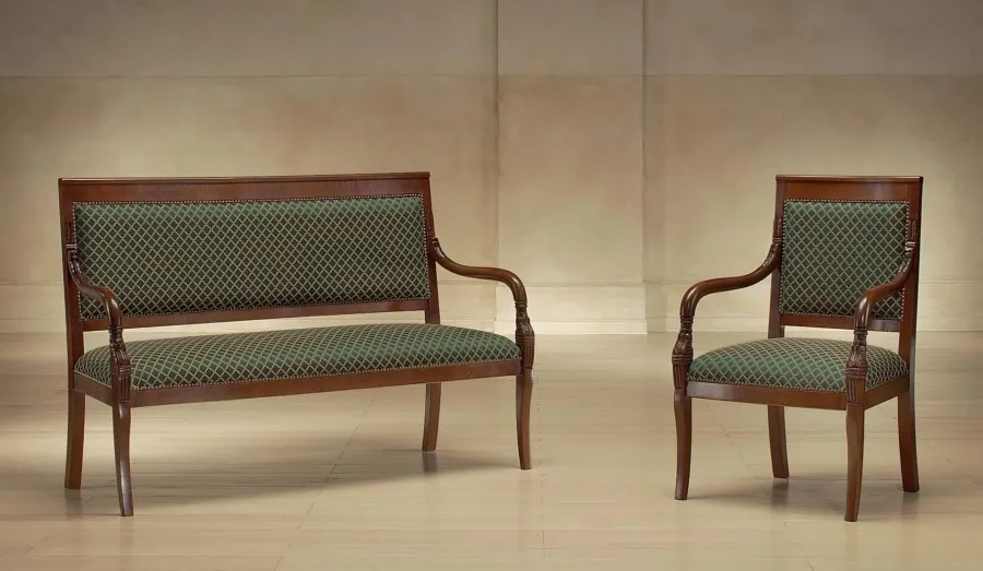 obrazek 1 Piękna i bardzo luksusowa sofa i fotel do salonu w stylu francuskim – Morello Gianpaolo