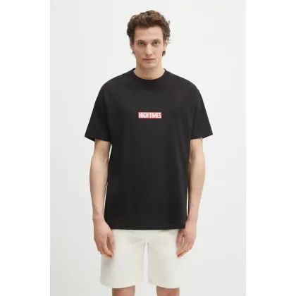Zdjęcie Wacko Maria t-shirt bawełniany Hightimes męski kolor czarny z nadrukiem HIGHTIMES-WM-TEE05