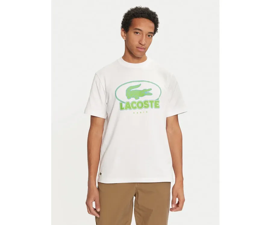 obrazek 1 Lacoste T-Shirt TH2806 Biały Regular Fit