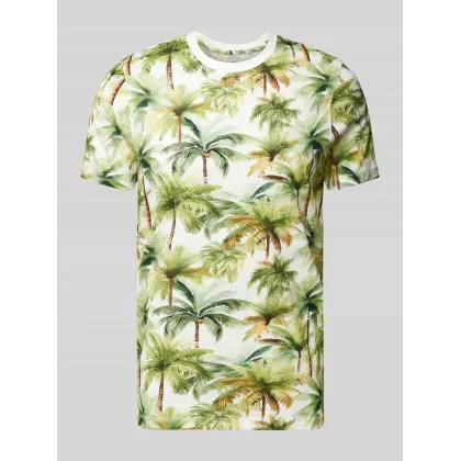 Zdjęcie T-shirt we wzory na całej powierzchni