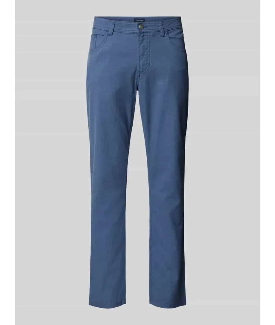 obrazek 1 Chinosy o kroju tapered fit z fakturowanym wzorem