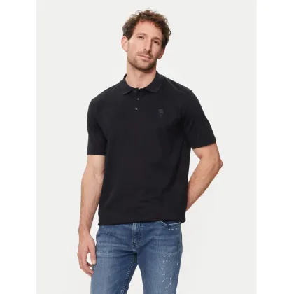 Zdjęcie KARL LAGERFELD Polo 745028 542232 Granatowy Regular Fit