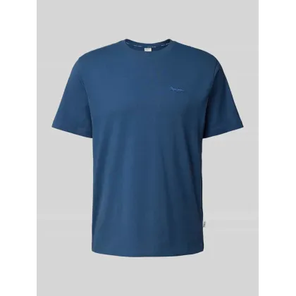 Zdjęcie T-shirt z wyhaftowanym logo model ‘Connor’