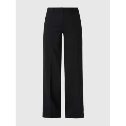 Zdjęcie Spodnie materiałowe o kroju slim fit z mieszanki żywej wełny