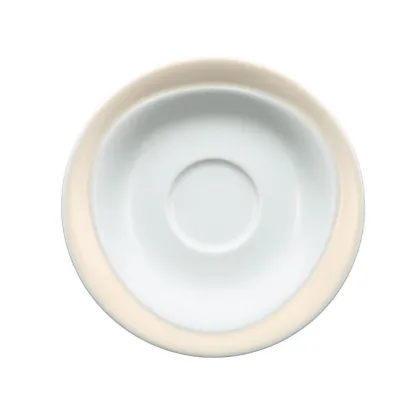 Zdjęcie Stylowy okrągły porcelanowy spodek 16 cm z Niemiec - Seltmann Weiden