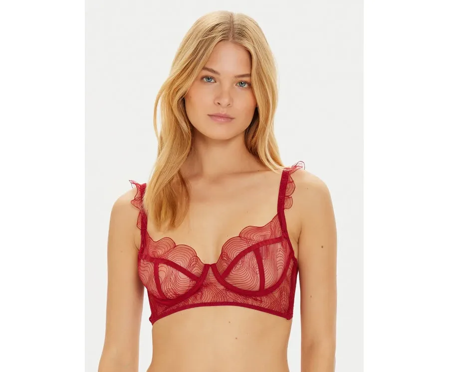 obrazek 1 Undress Code Biustonosz z fiszbiną Bliss 721 Czerwony