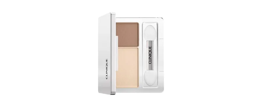 obrazek 1 CLINIQUE All About Shadow Duo Cień do powiek 2.2 g Ivory Bisque/ Bronze Satin