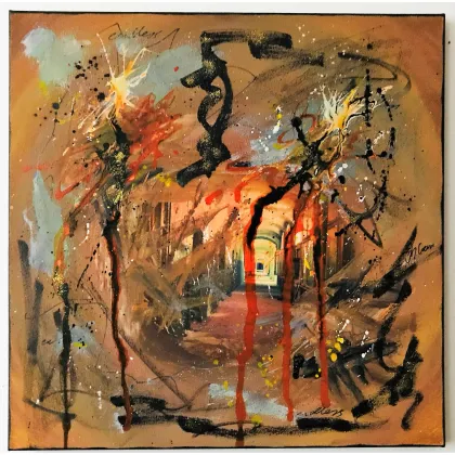 Zdjęcie Endless, mixed media na płótnie