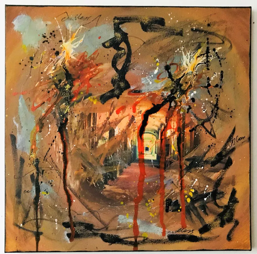 obrazek 1 Endless, mixed media na płótnie