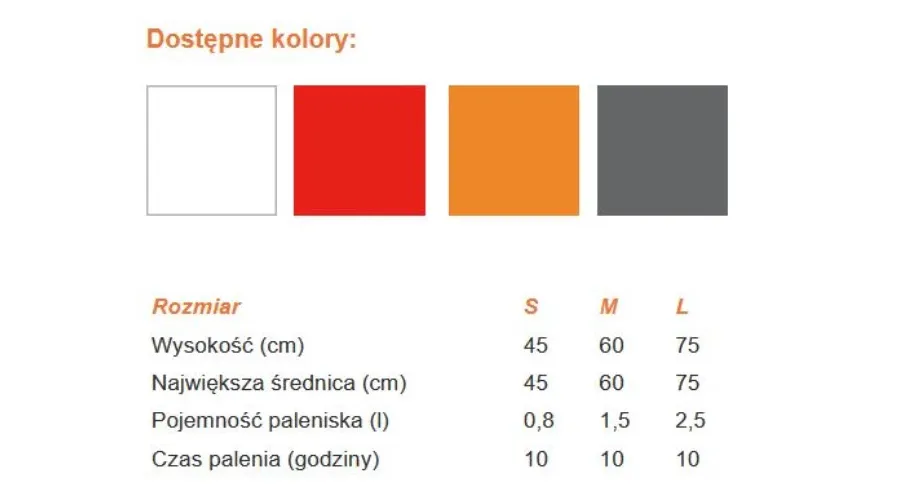 obrazek 5 Wolnostojący biokominek Canico - 3 warianty