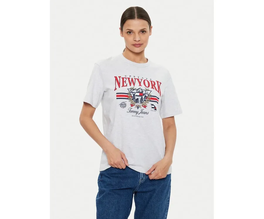 obrazek 1 Tommy Jeans T-Shirt Vintage DW0DW18410 Szary Relaxed Fit