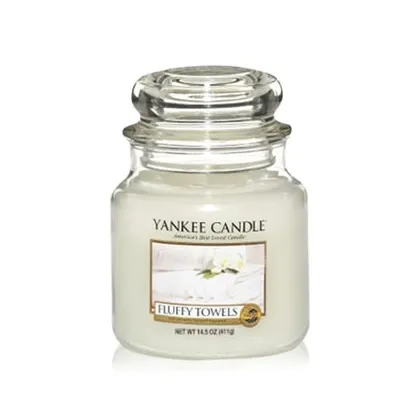 Zdjęcie Yankee Candle Fluffy Towels Housewarmer Świeca zapachowa 0.411 kg