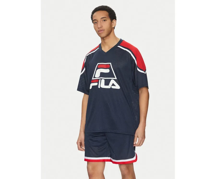 obrazek 1 Fila Szorty sportowe Lommel FAM0920 Granatowy Loose Fit
